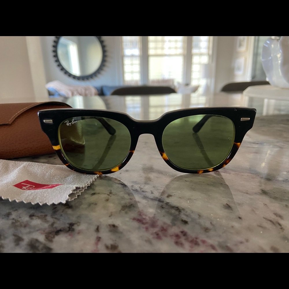 Rayban Sunglasses with minor blemishes shown in photos